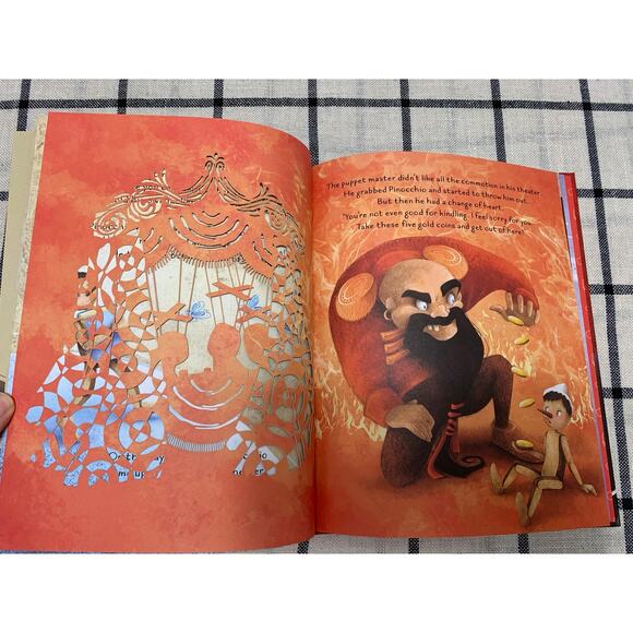 Pinocchio Hardcover Book ISBN No. 9781435168794 Children's Reading Story 26 Page - Picture 12 of 12